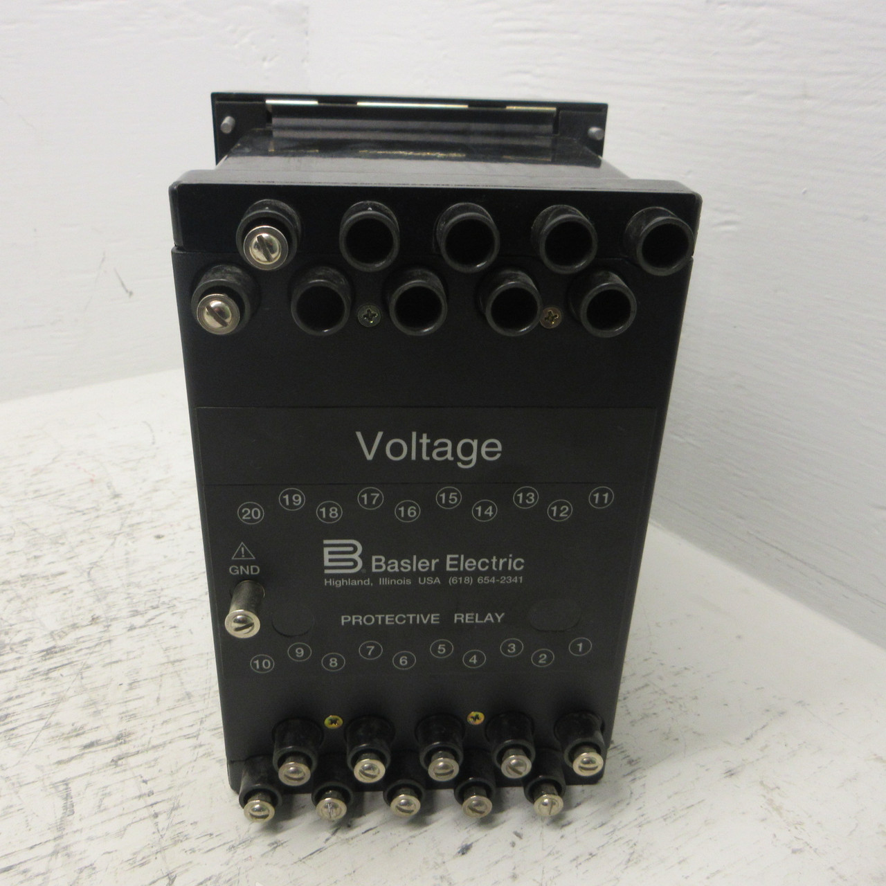 Basler Electric BE1-27 Under Voltage Relay Style No. A4G E1J A1B5F Protective (AH1193-2)