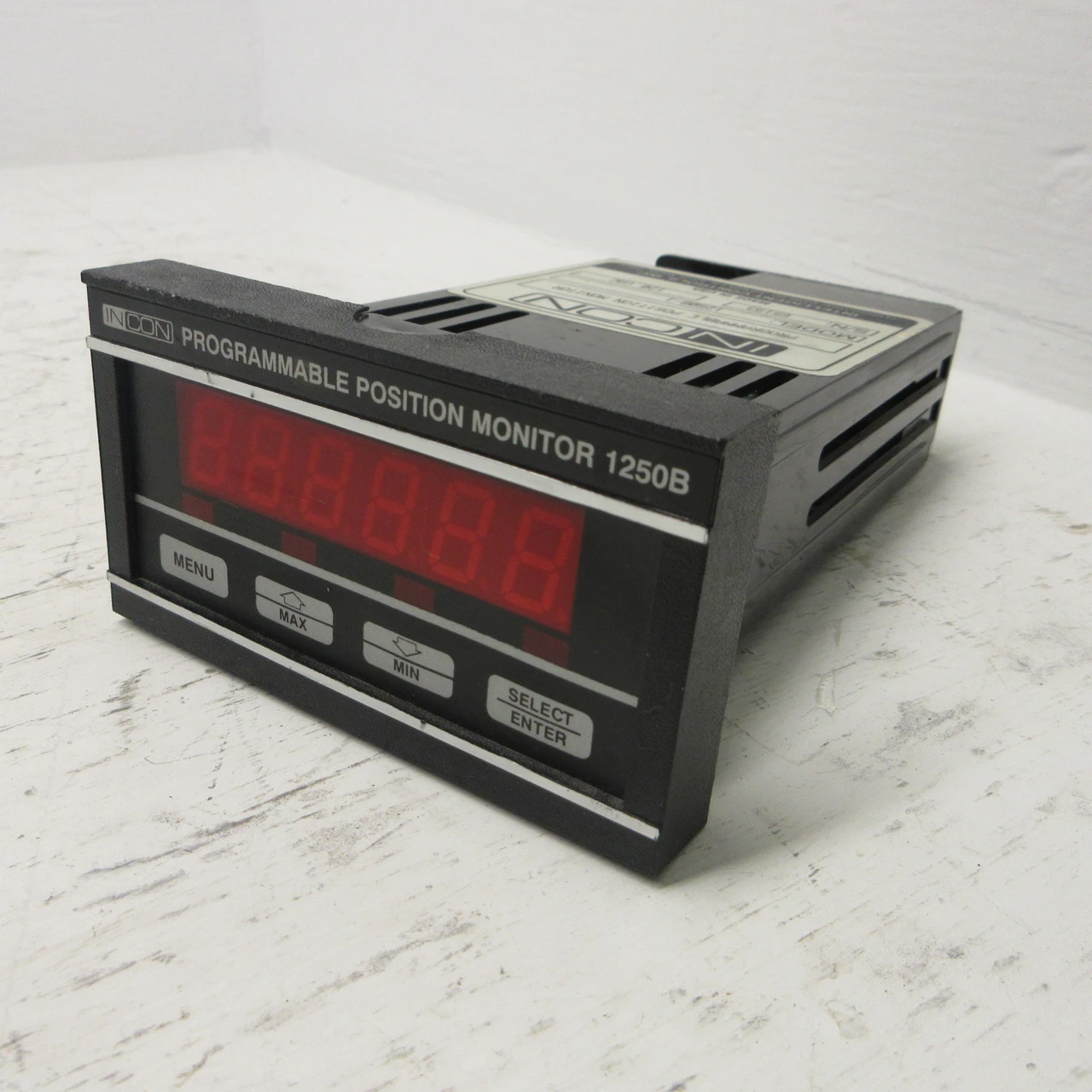 Image of INCON 1250B-1 Programmable Position Monitor 1250B In Con Panel Meter 120VAC USA