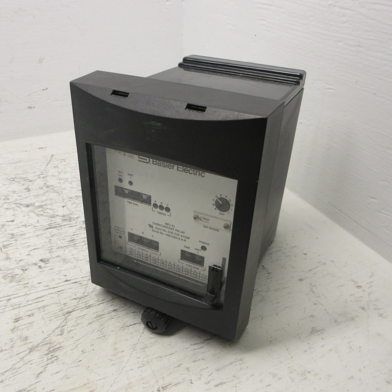 Image of Basler Electric BE1-51 Overcurrent Relay Style No G1E Z3P A1C0F Protective BE151