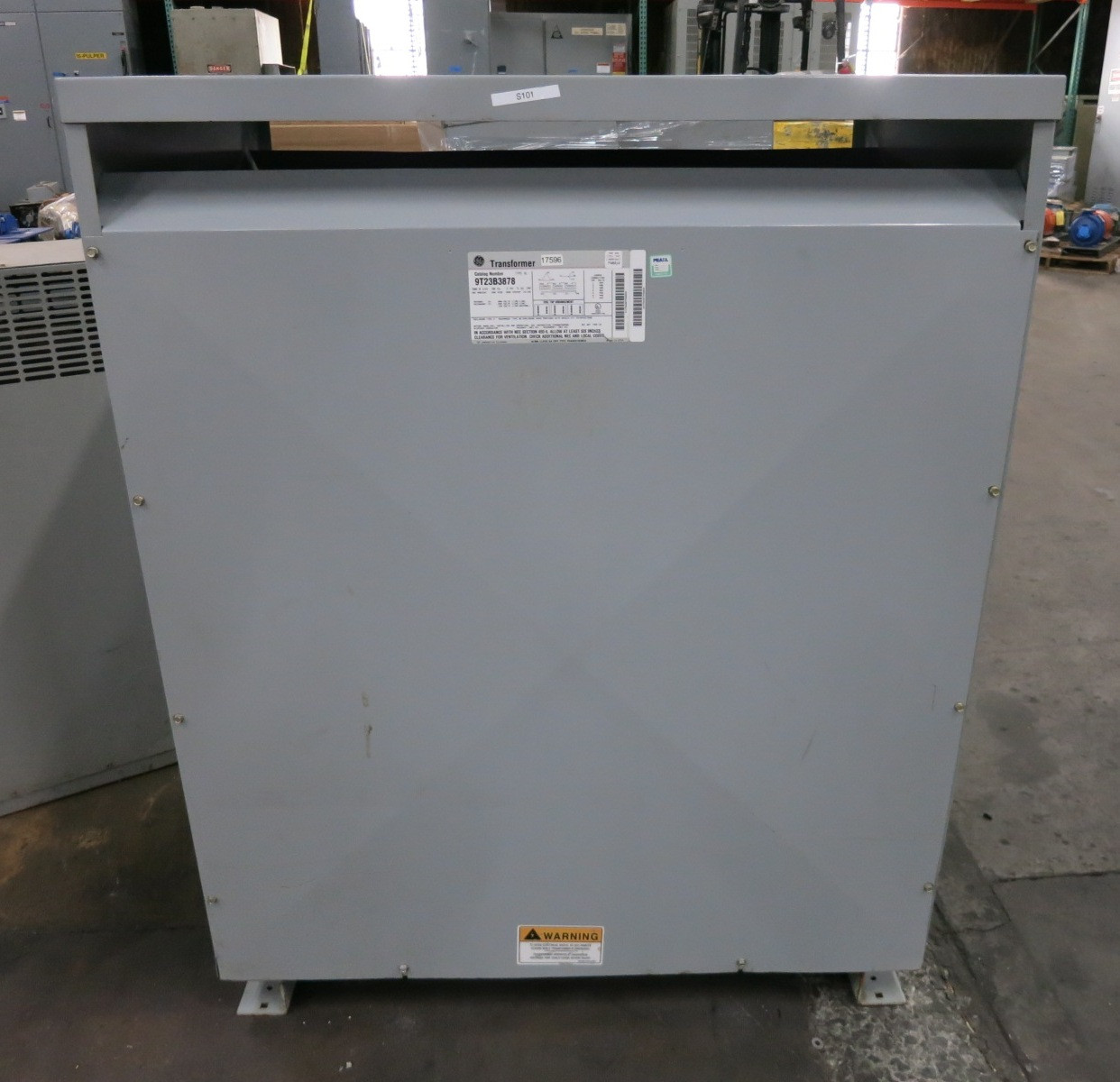 GE 300 kVA 480 Delta to 208Y/120 V 3PH Dry Type Transformer 9T23B3878 480V 208 (DW8142-1)