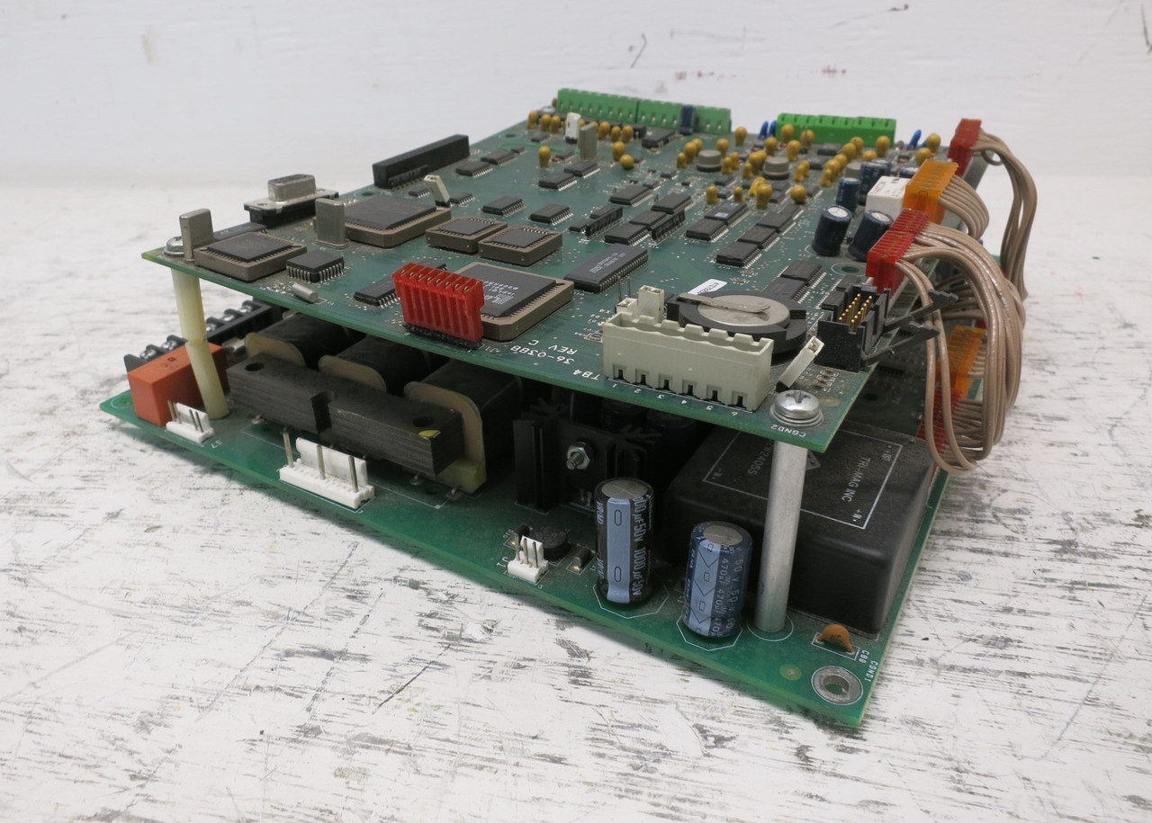 Motortronics 36-0401 + 36-0388 MVC3-MB/CPU Main Firing Board Control Processor (DW8154-1)