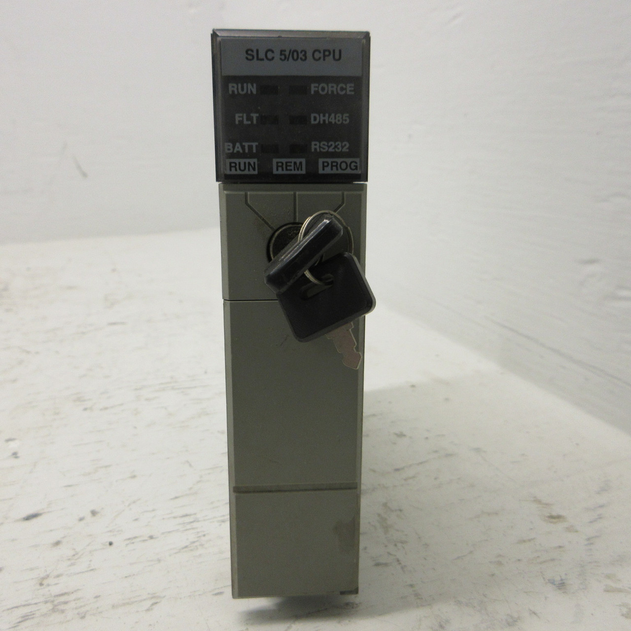 Allen Bradley 1747-L532 Ser D Rev 4 SLC500 SLC 5/03 CPU Processor Unit w/ Keys (AH1201-1)