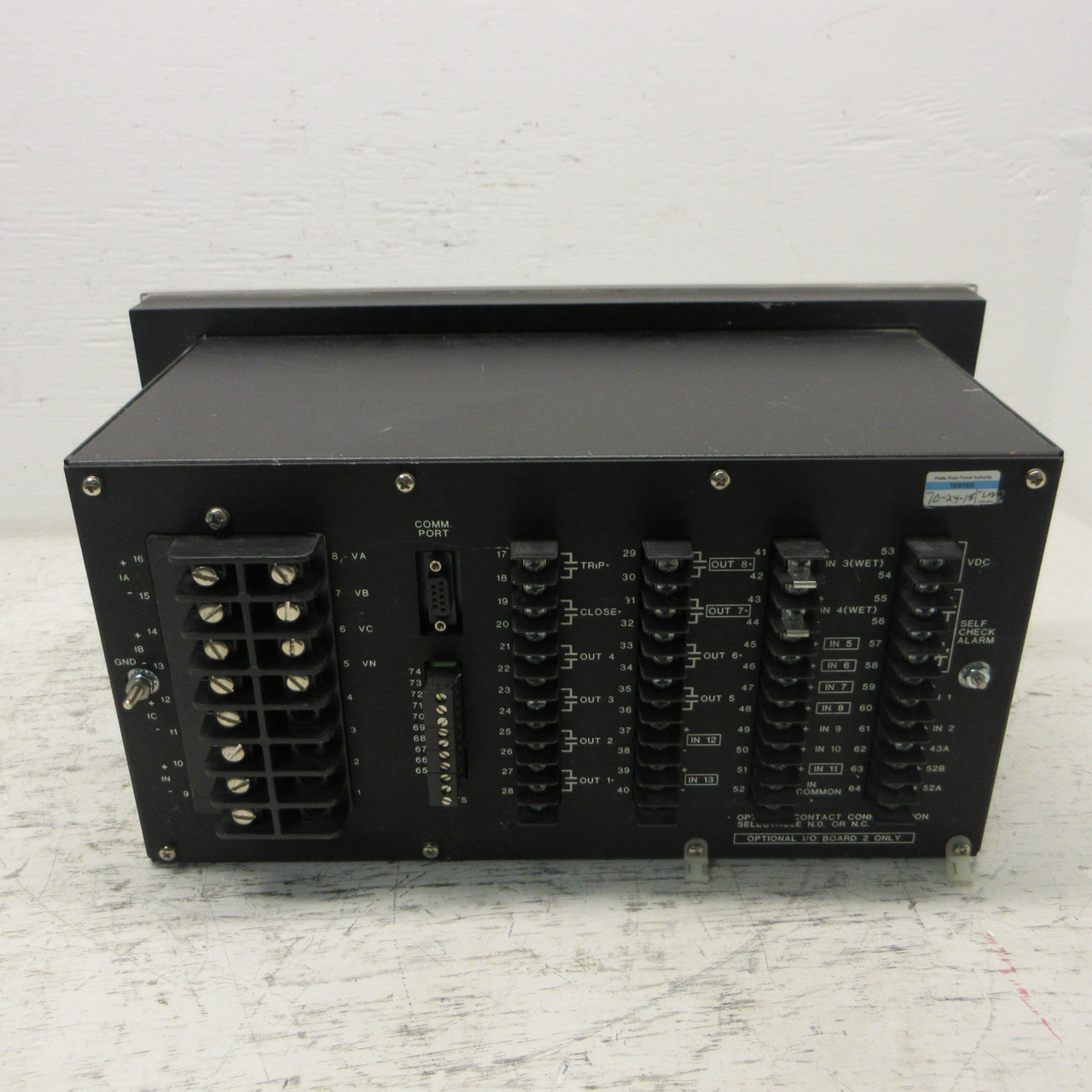 ABB DPU2000 Distribution Protection System 487H0412-61011 1-12A 125VDC DPU-2000 (AH1199-1)