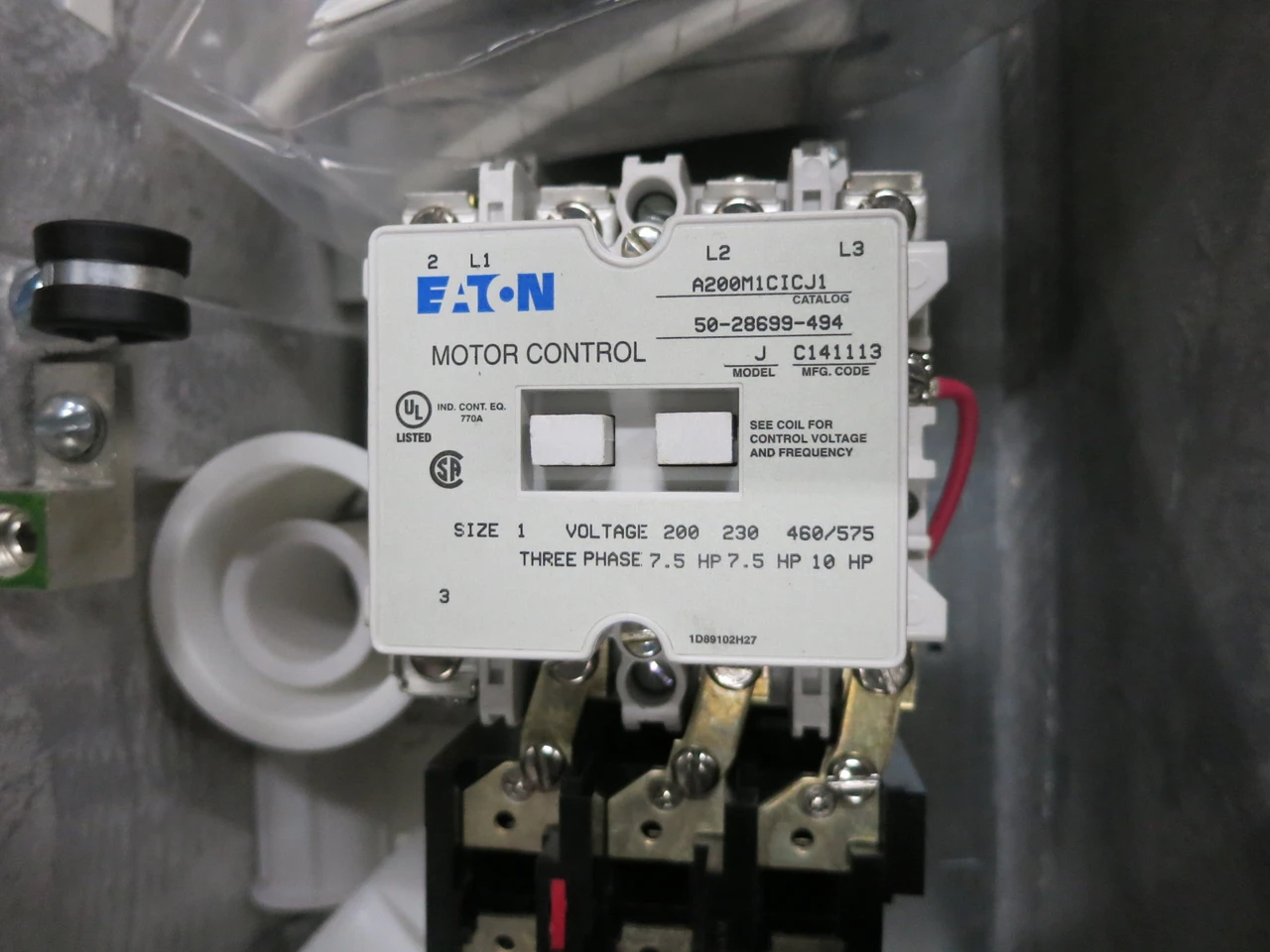 NEW Cooper EBMC1FB 30A Breaker Size 1 Starter Explosion Proof Combo Box 30 Amp (DW8162-1)