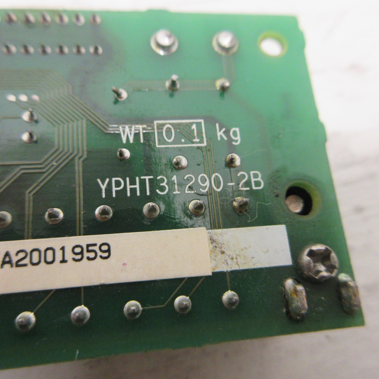 Yaskawa YPHT31290-2B Varispeed P7 VS Drive Terminal Board PCB Card Magnetek (AH1207-2)