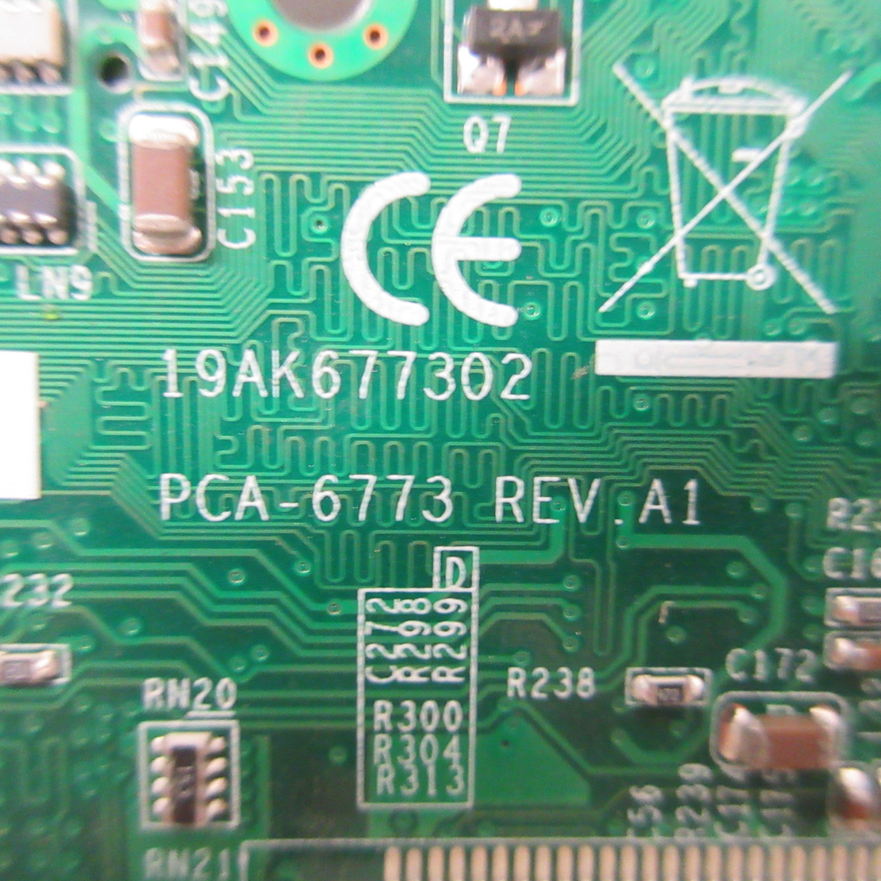 Advantech PCA-6773 Rev A1 Computer Board 19AK677302 802-096-05 Rev 04 PCA6773 (AH1208-1)