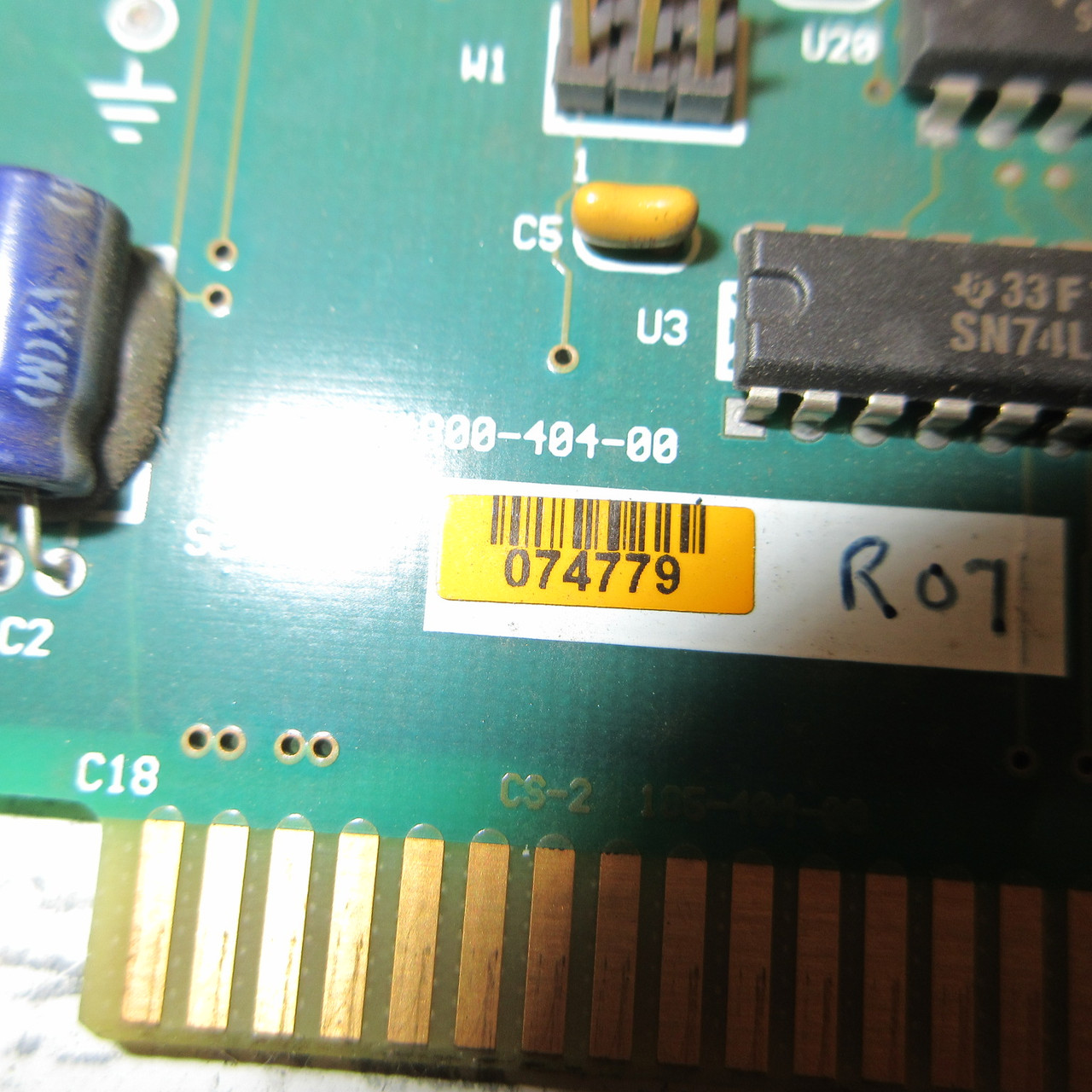 WPC 404 800-404-00 Control I/O Board WEB Printing Card PLC Assy. #800-404-00 CLC (AH1206-1)