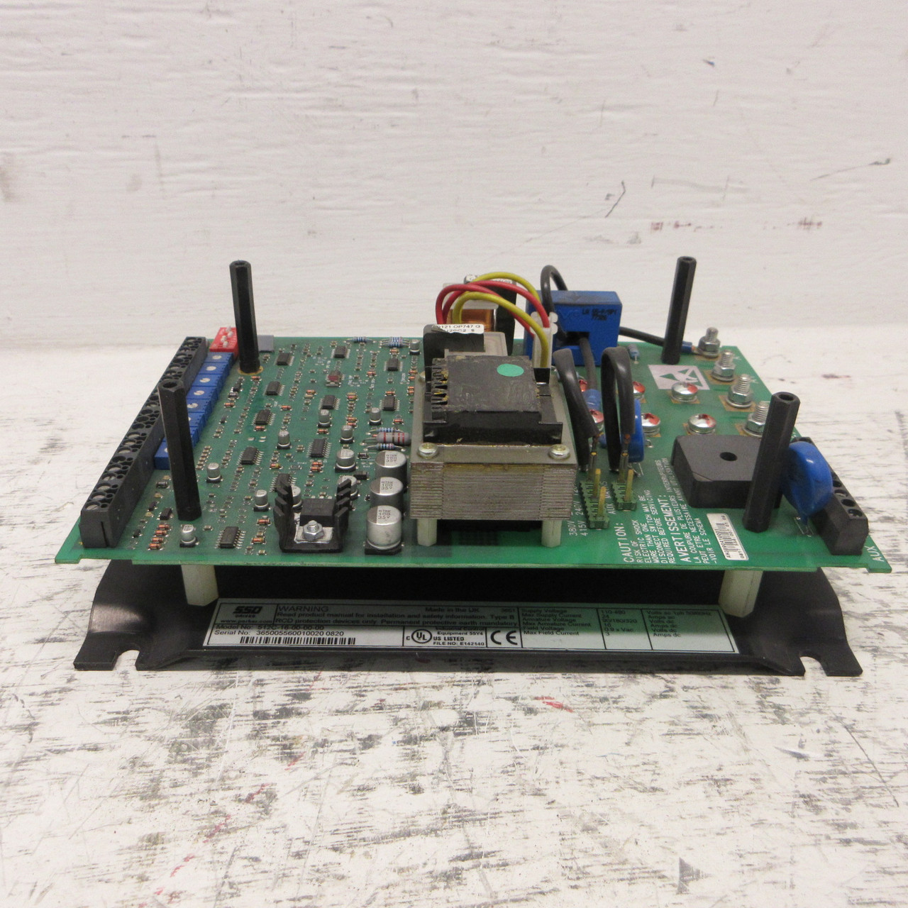 SSD Drives Parker 512C-16-00-00-00 DC Drive Controller 24 Amp 1PH AH389041U001 (AH1213-1)