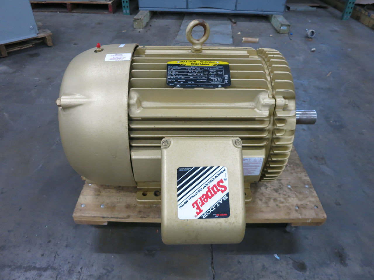 Baldor EM4109T 40 HP AC Motor 230/460V 3530 RPM 324TS Reliance Super-E TEFC (DW8165-2)