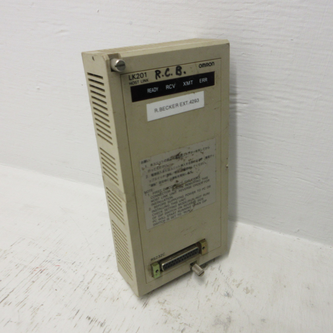 Image of Omron LK201 Host Link Unit C120-LK201-EV1 3G2A6-LK201-EV1 3G2A6-LK201-E RS232C
