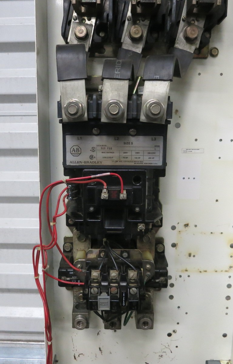 Allen Bradley 2100 Centerline 400 Amp Fusible Size 5 Starter 58" MCC Bucket 400A (BJ1114-3)