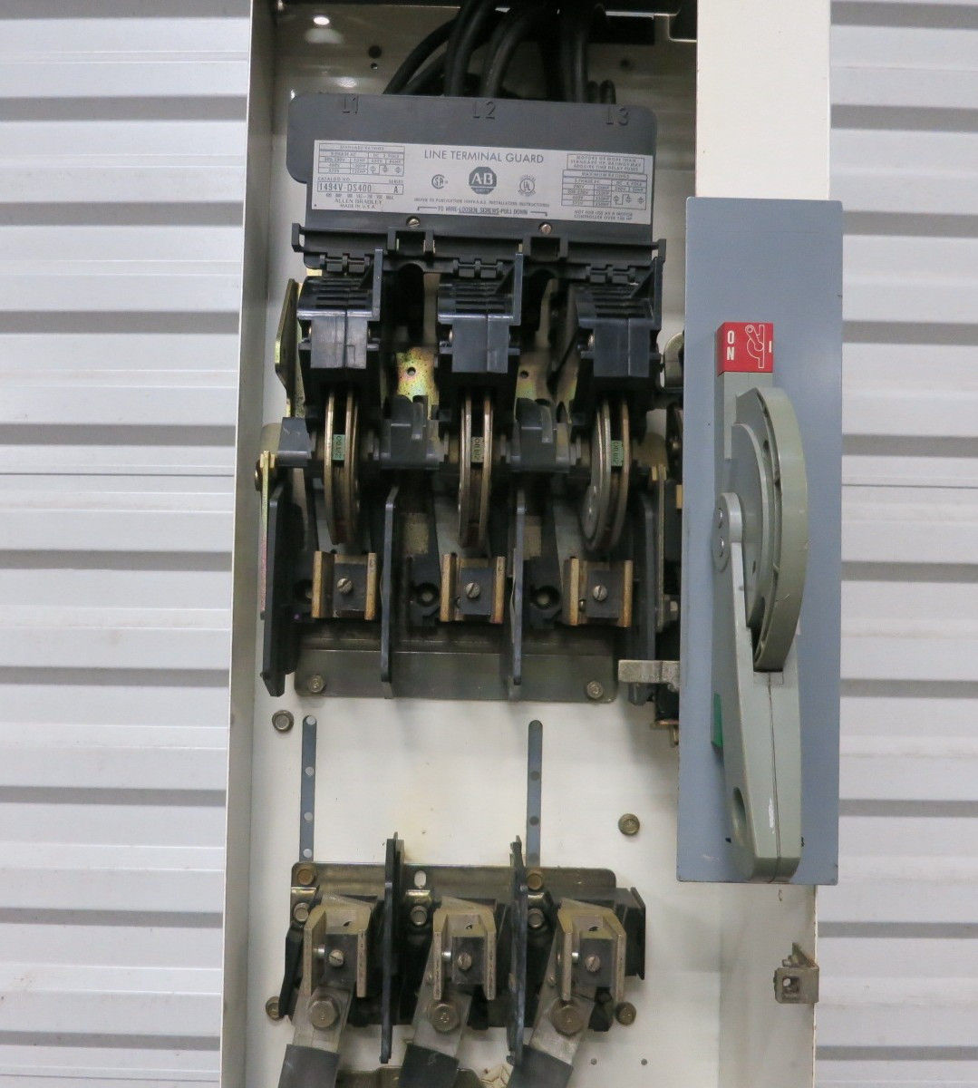 Allen Bradley 2100 Centerline 400 Amp Fusible Size 5 Starter 58" MCC Bucket 400A (BJ1114-3)