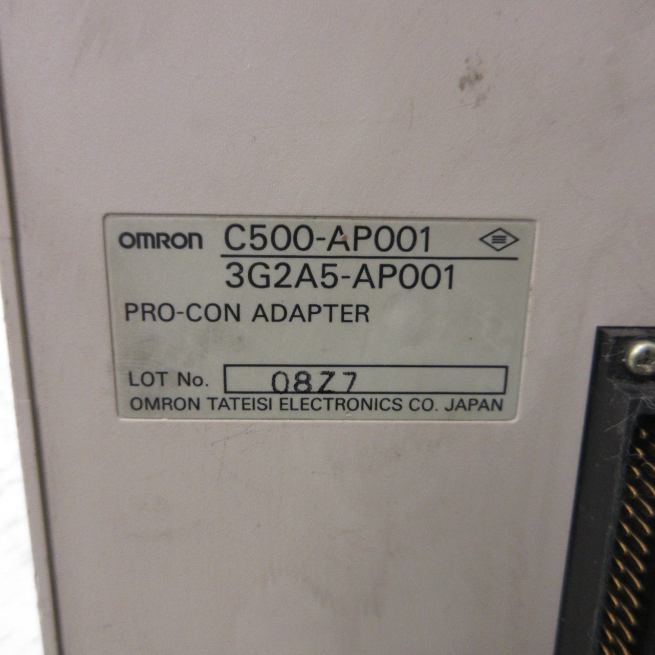 Omron AP001 Pro-Con Adapter C500-AP001 3G2A5-AP001 PLC SYSMAC C500 C500AP001 (AH1224-1)