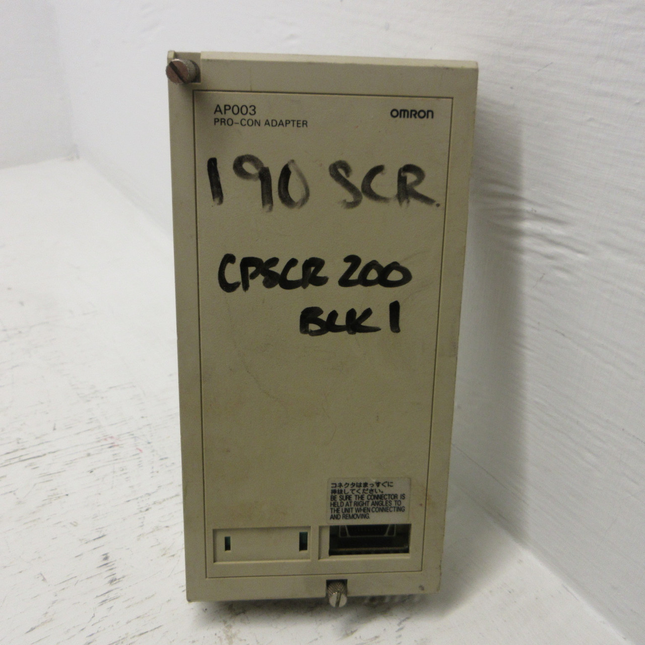 Omron AP003 Pro-Con Adapter C500-AP003 3G2A5-AP003 PLC SYSMAC C500 C500AP003 (AH1223-5)