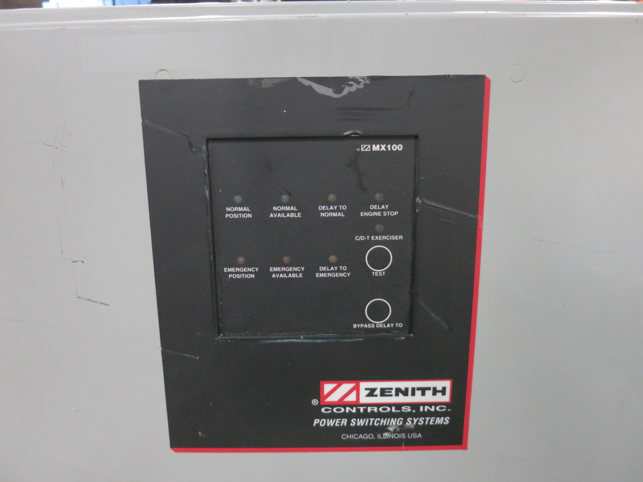 Zenith ZTGK22EC-4 225A 480V Automatic Transfer Switch ATS 3PH 225 Amp MX100 (DW8177-1)