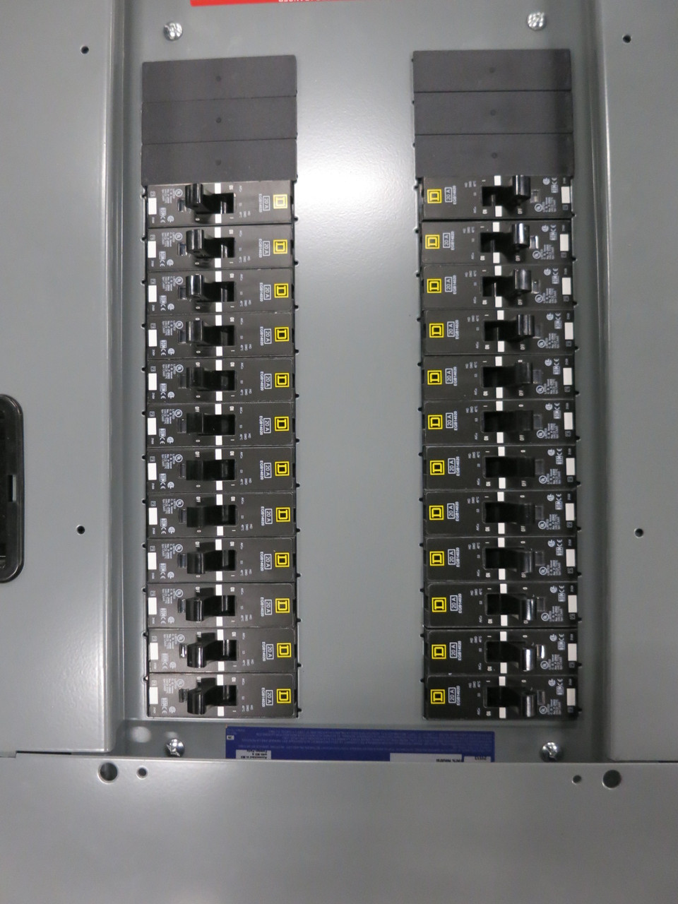 NEW Square D 60A NF Main Breaker Panel Board 480/277 HGP36060 60 Amp 3PH 4W 3R (DW8175-1)