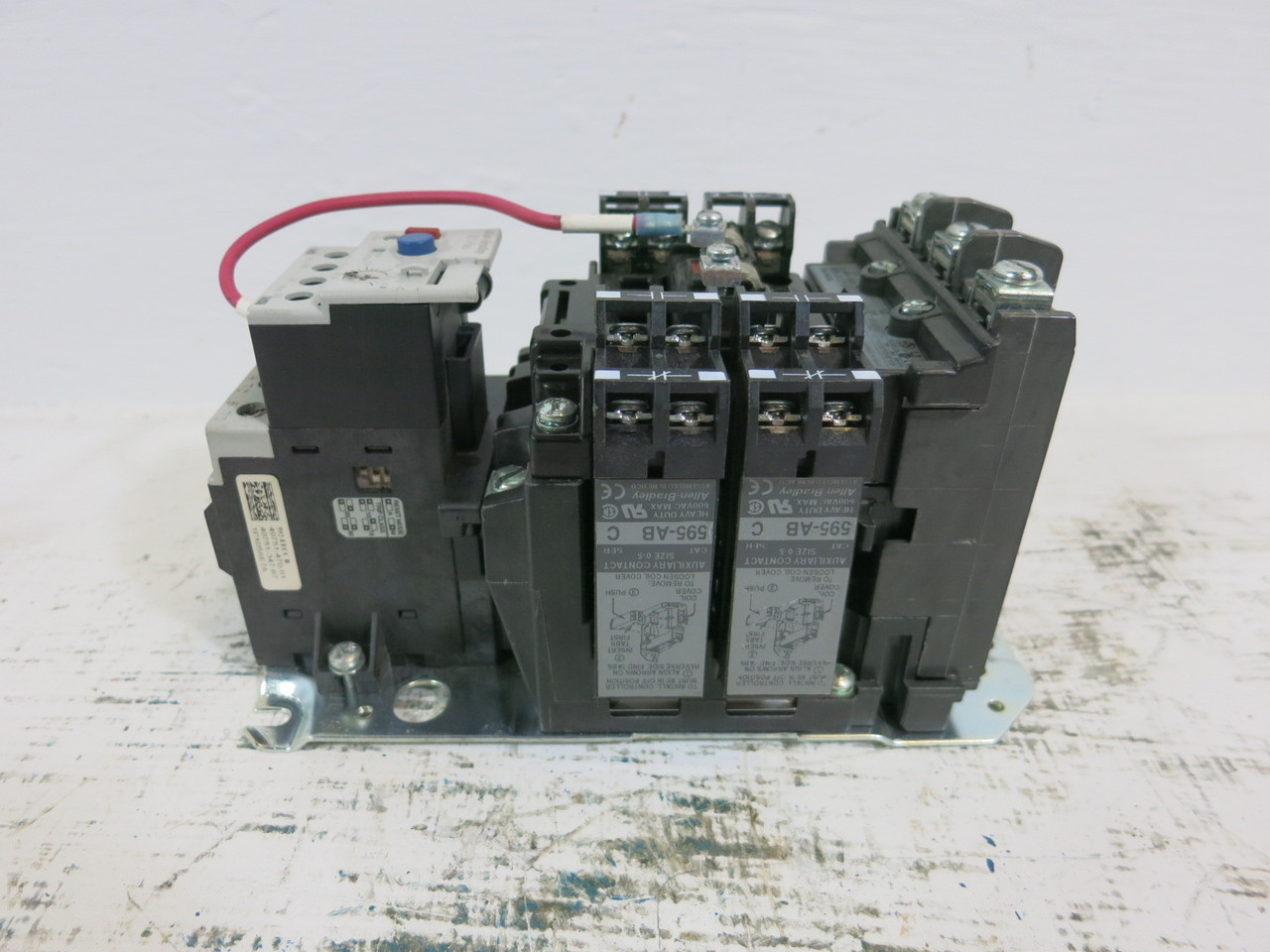 Allen Bradley 509-BOD-XXX Size 1 Starter E1-Plus Ser B 120V Coil 592-EECC Flawed (BJ1120-1)