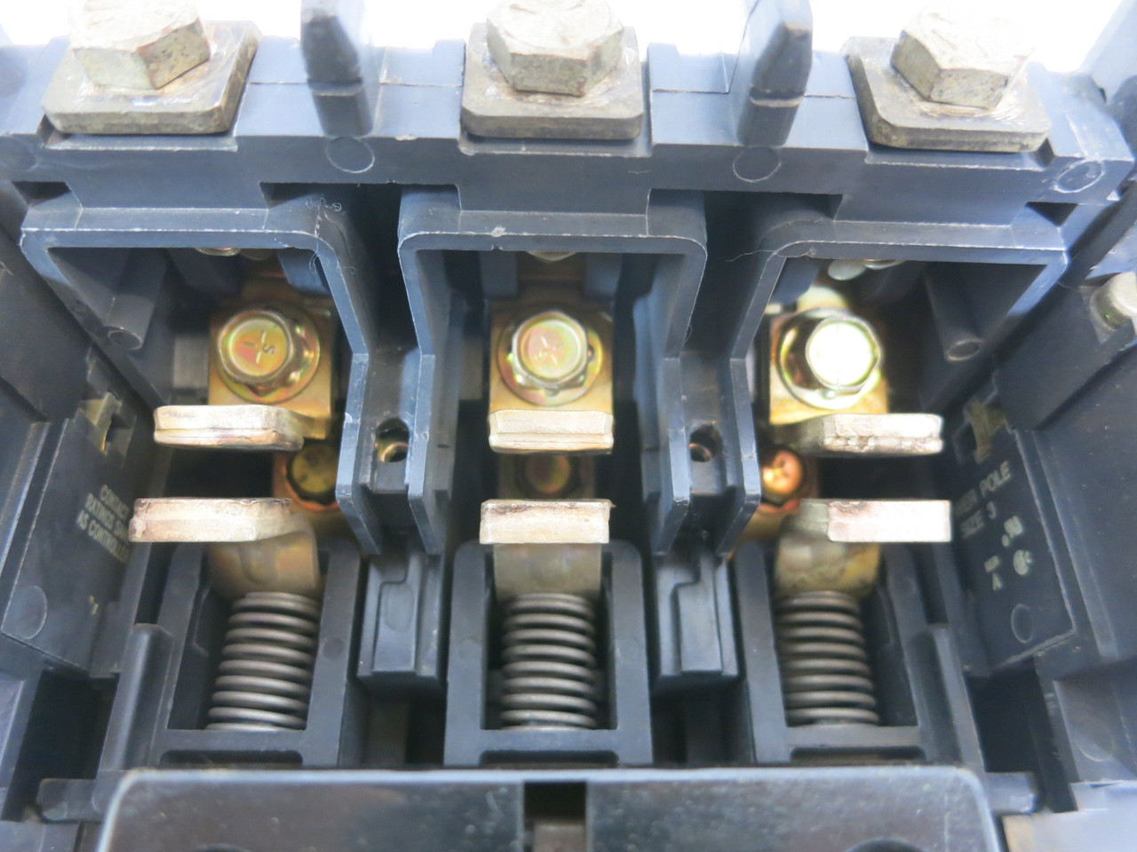 Allen Bradley 520VF-DOD Size 3 Motor Starter 120V Coil 50HP 90A 600VAC Flawed (BJ1118-1)