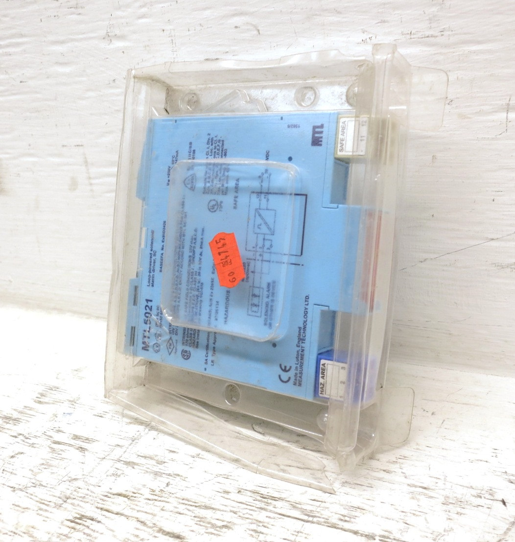 NEW Measurement Technology MTL5021 Loop Powered Solenoid Alarm Driver Barrier (DW8182-1)