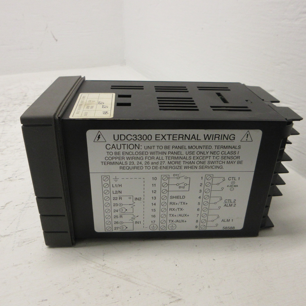 Honeywell UDC3300 Temperature Controller DC330B-KE-203-20-0A0000-E0-0 90-250VAC (AH1233-1)
