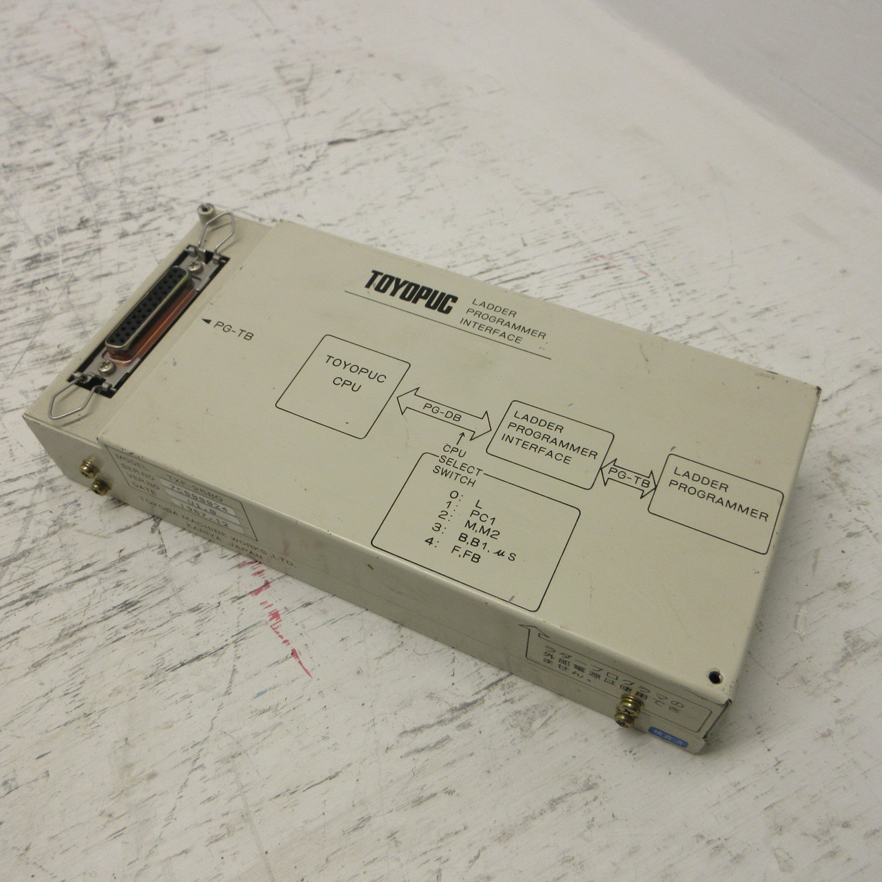Image of Toyopuc TXF-2580 Version V1.0 Ladder Programmer Interface LPI CPU PLC TXF2580