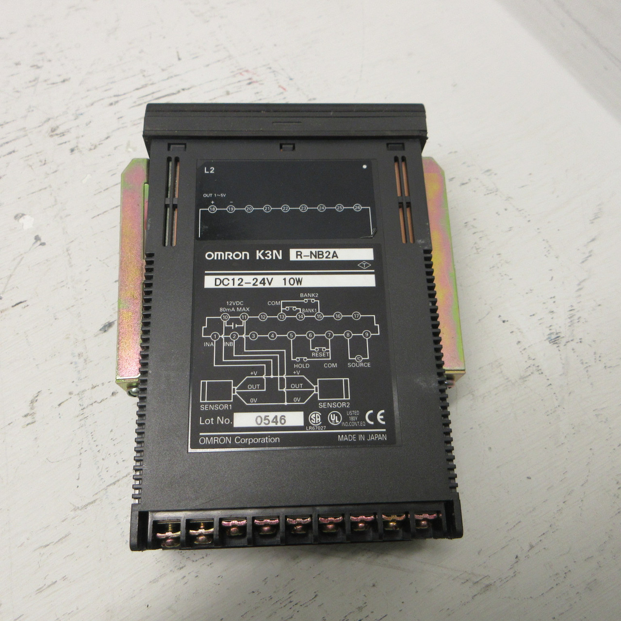 Omron K3NR-NB2A Digital Panel Meter 12-24VDC 1/8 DIN 5 Digit K3NR-NB2A 10W (AH1239-2)