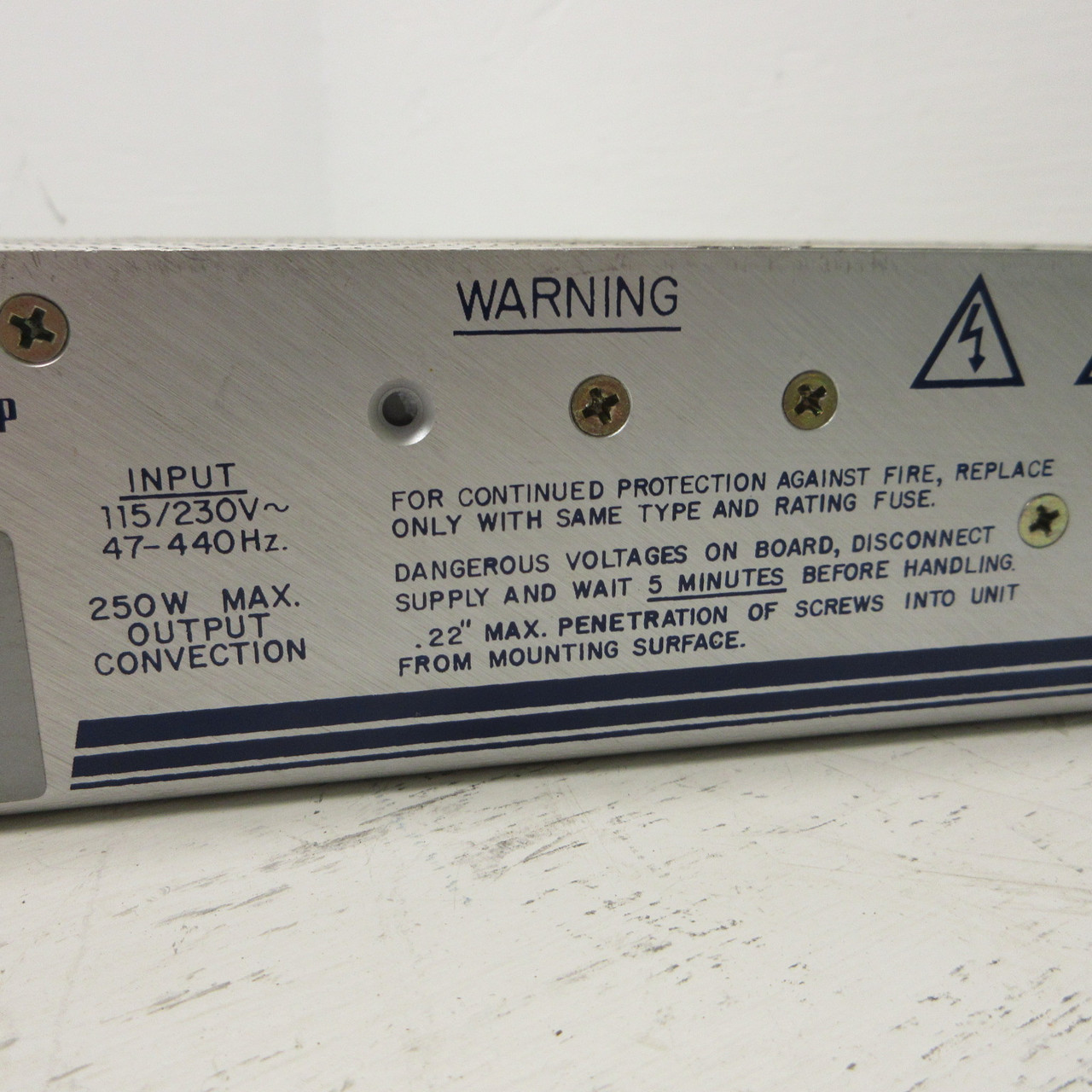 Acme Electric SWS 252-24 Power Supply 250W Max SWS-252-24 0000-302497-01 G 11A (AH1243-4)