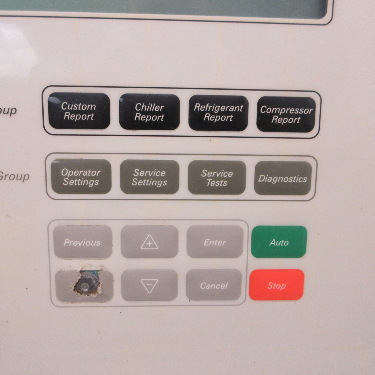 Trane X13650782-03 B Hermetic Centrifugal Liquid Chiller Adaptive Control Panel (AH1253-1)