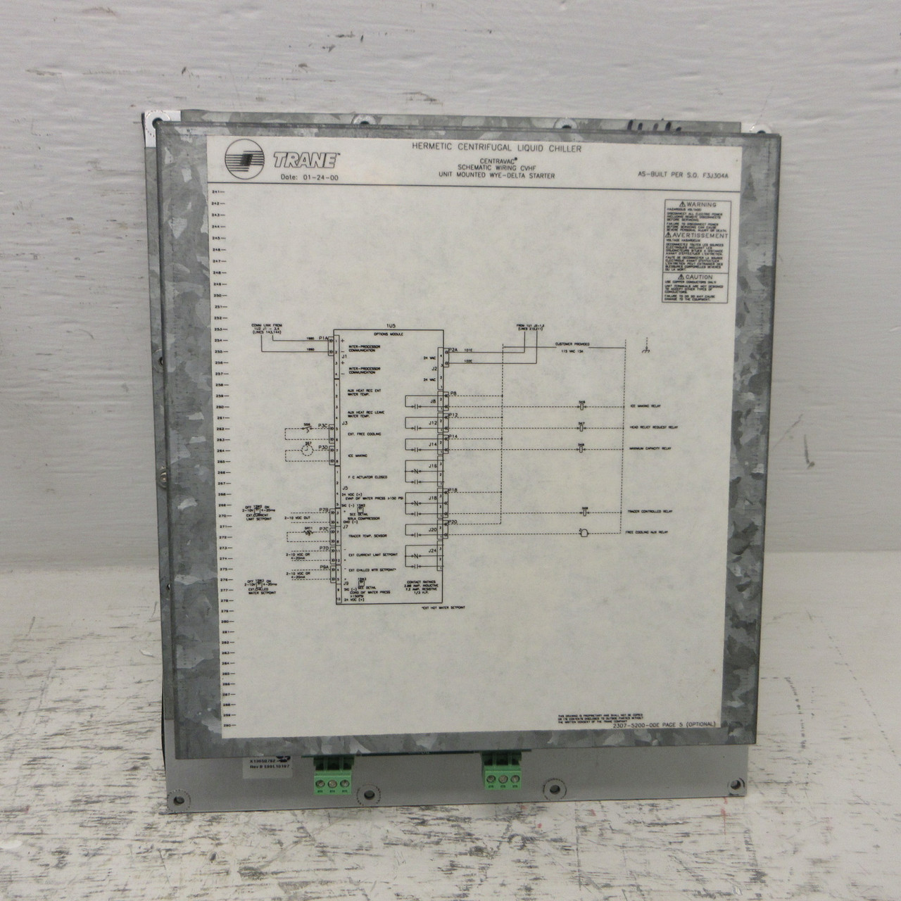 Trane X13650782-03 B Hermetic Centrifugal Liquid Chiller Adaptive ...