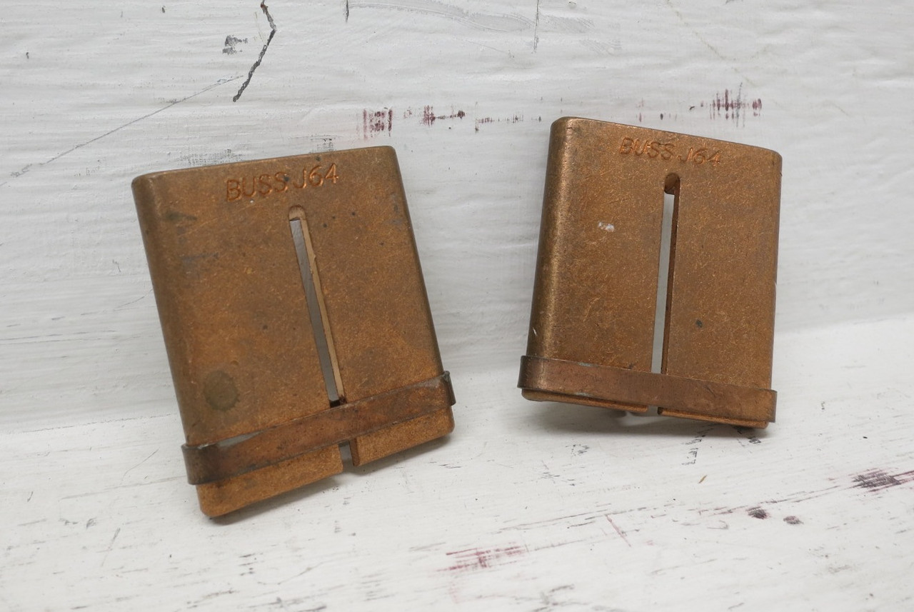 Bussmann J64 Fuse Reducers 600 Amp to 400 Amp 600V Class J (LOT OF 2) (1 PAIR) (DW8201-2)