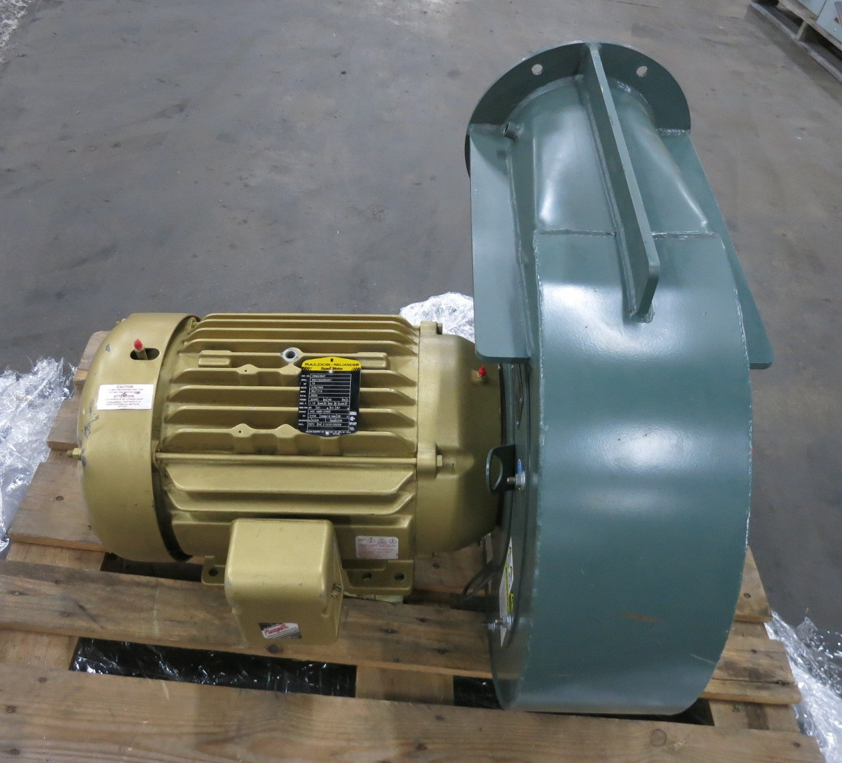 NEW Sigma Thermal ARR-4V Pressure Blower 2298 CFM 15 HP Motor CEM2394T 3520 RPM (DW8200-1)