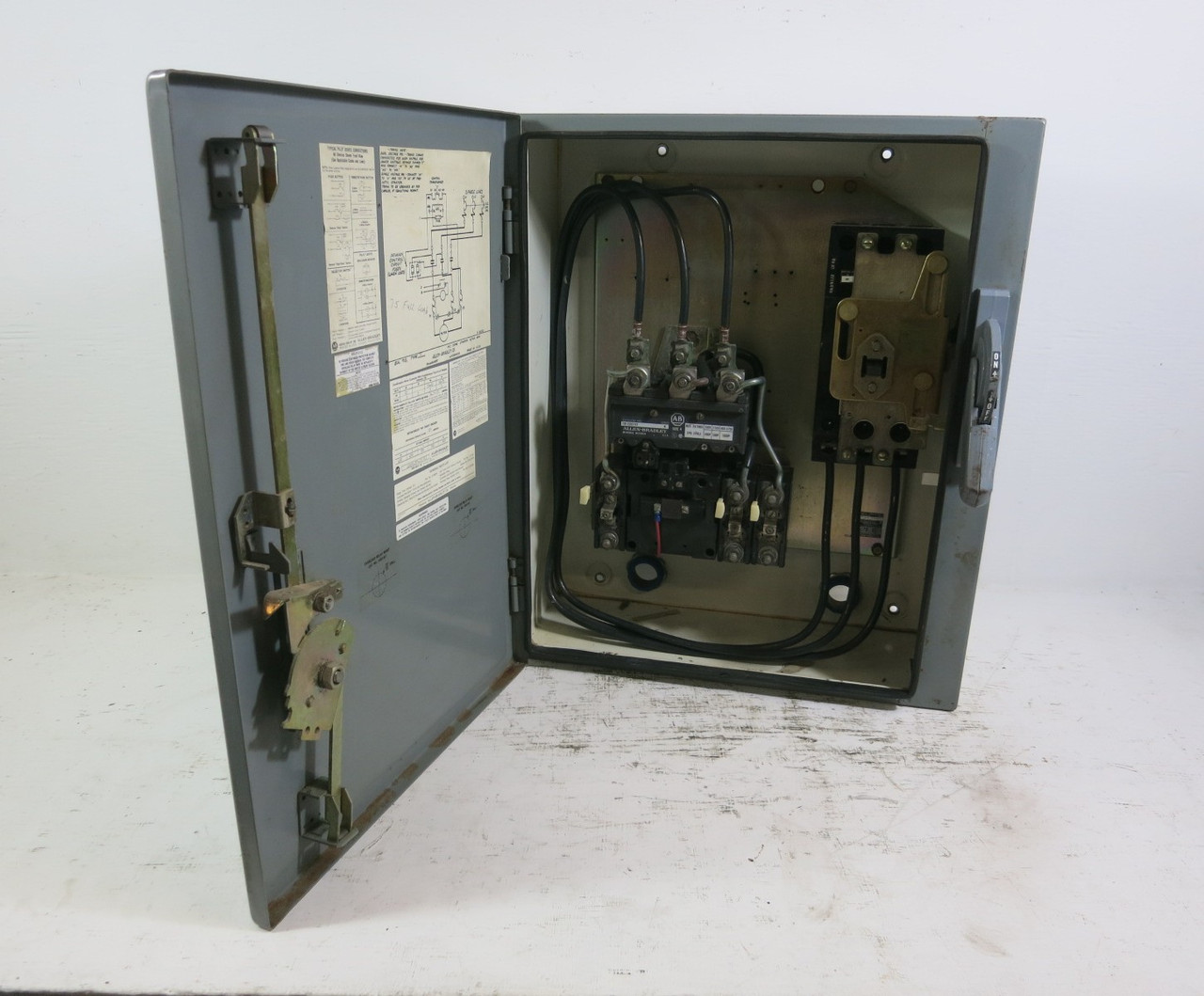 Allen Bradley Size 4 Starter 225 Amp Breaker Combination Combo Box 709-EOD103 (BJ1121-1)