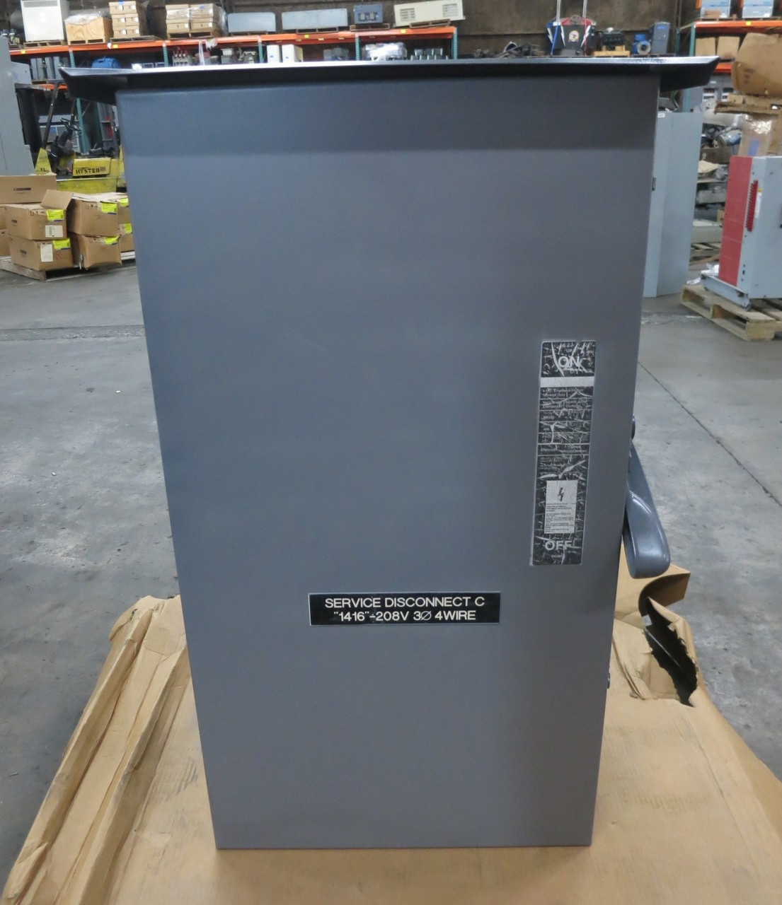 ITE NR425 400A 240V Fusible Safety Switch Disconnect 3PH 4W 400 Amp 240 VAC 3R (DW8209-1)