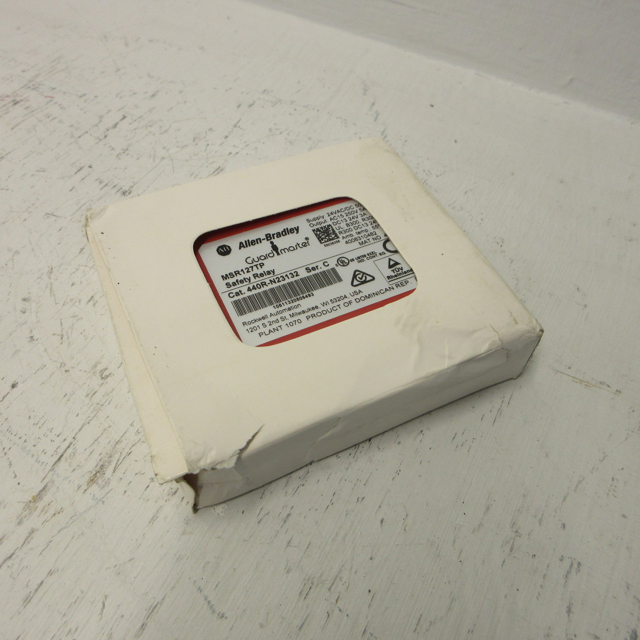 NEW Allen Bradley MSR127TP GuardMaster 440R-N23131 Modular Safety Relay PLC NIB (AH1260-3)