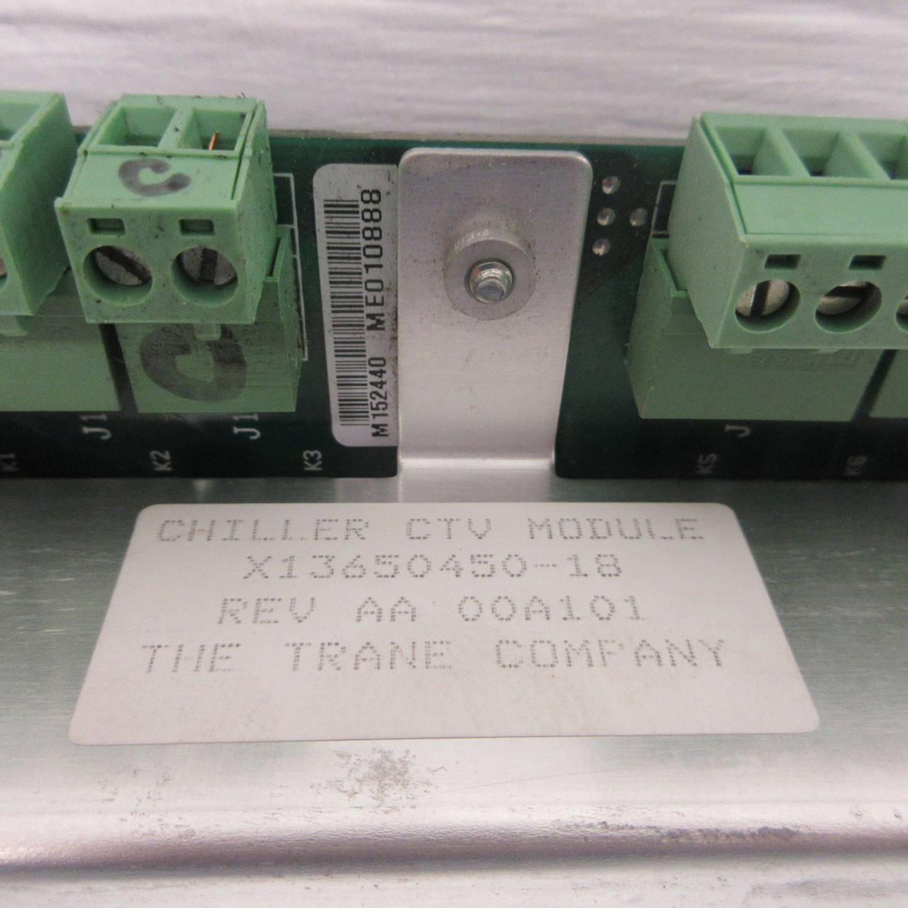 Trane X13650450-18 Rev AA Chiller CTV Module PLC M152440 ME010888 X1365045018 (AH1261-1)
