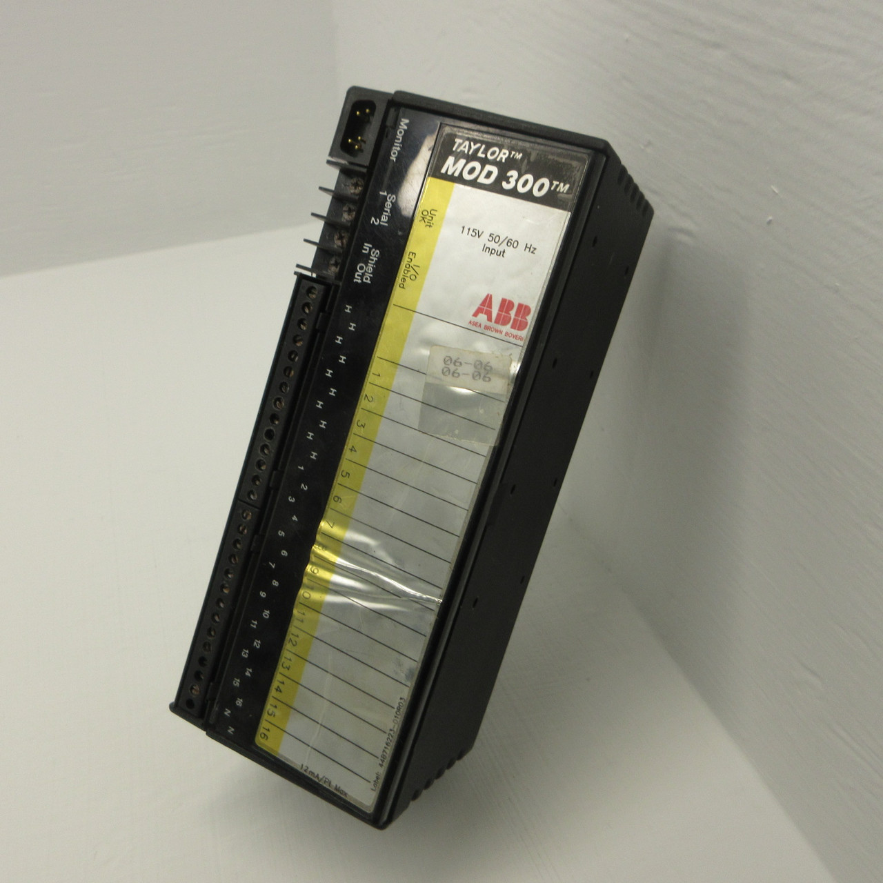 ABB 6247BP10720A-C Taylor MOD 300 Input Module 16 Input 115VAC w/ 6247BP10730A-A (AH1264-6)