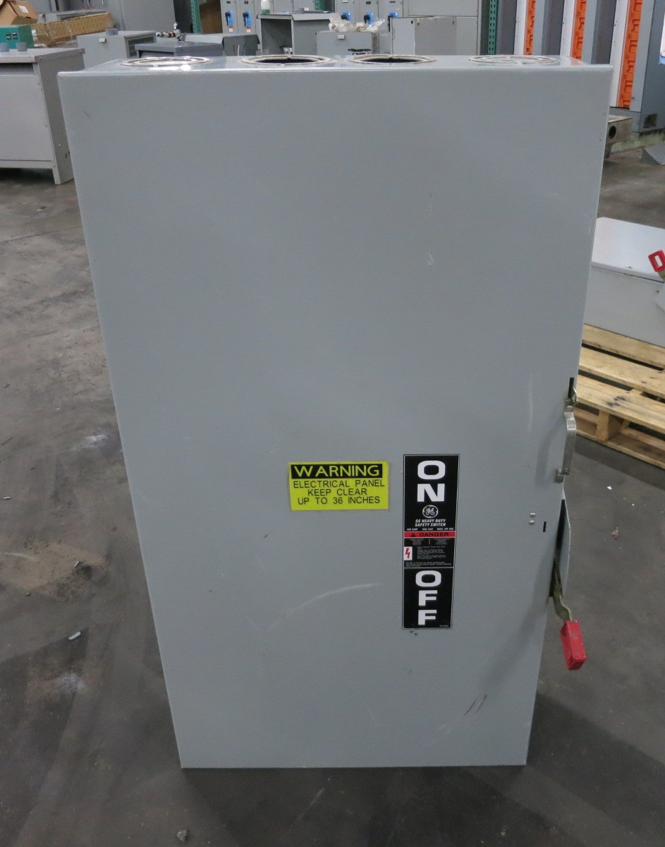 GE THN3365 400A 600V Non-Fusible Heavy Duty Safety Switch Disconnect 400 Amp 11 (DW8222-1)