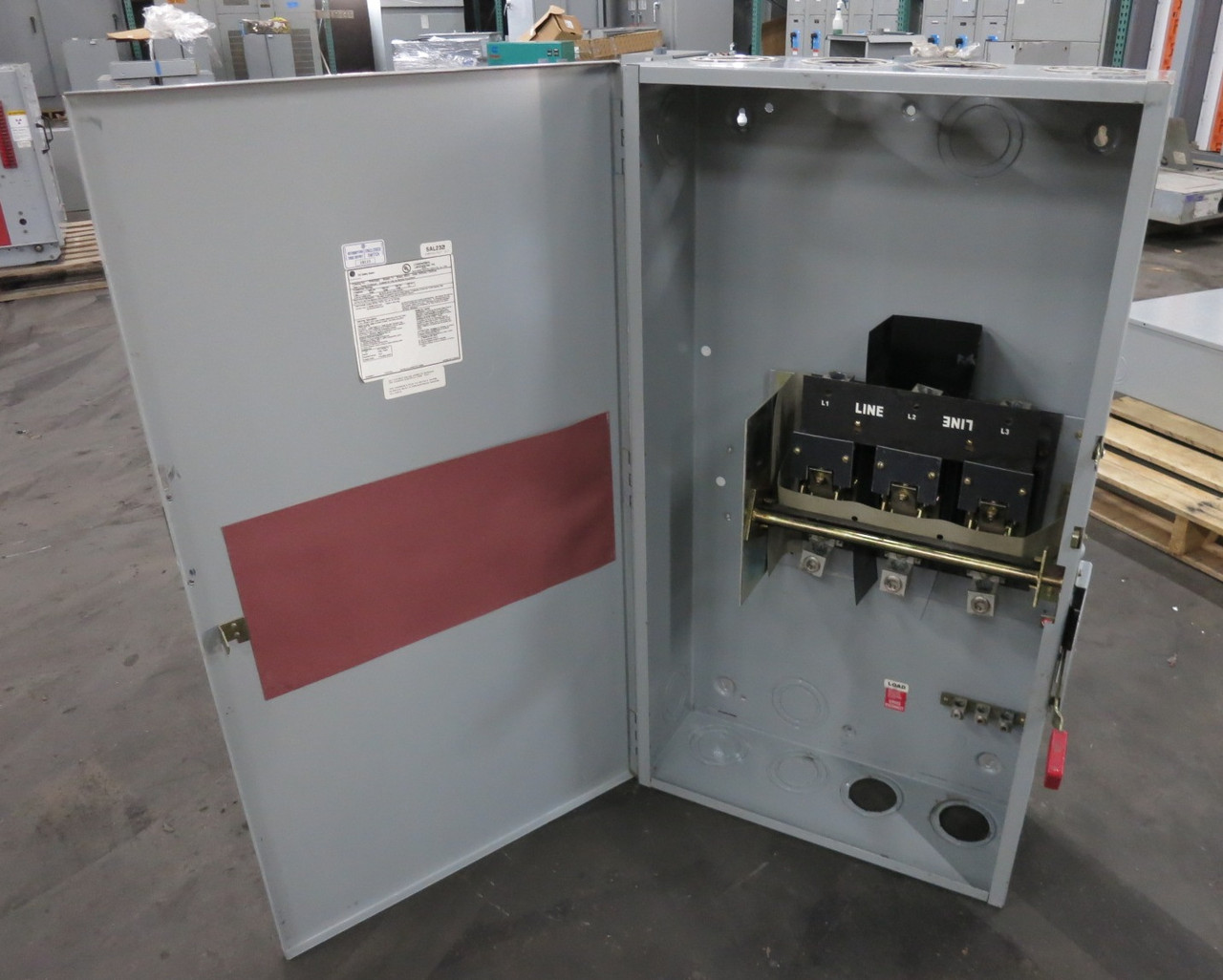 GE THN3365 400A 600V Non-Fusible Heavy Duty Safety Switch Disconnect 400 Amp 11 (DW8222-1)