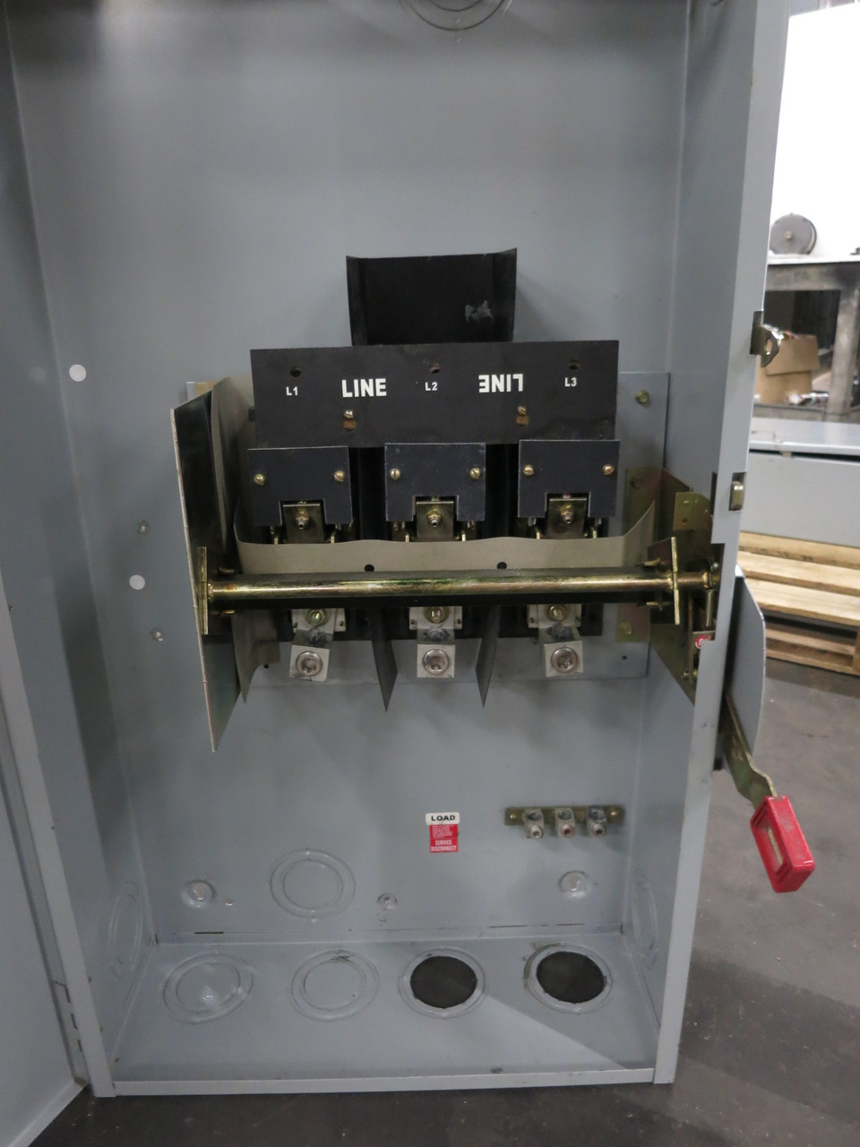 GE THN3365 400A 600V Non-Fusible Heavy Duty Safety Switch Disconnect 400 Amp 11 (DW8222-1)