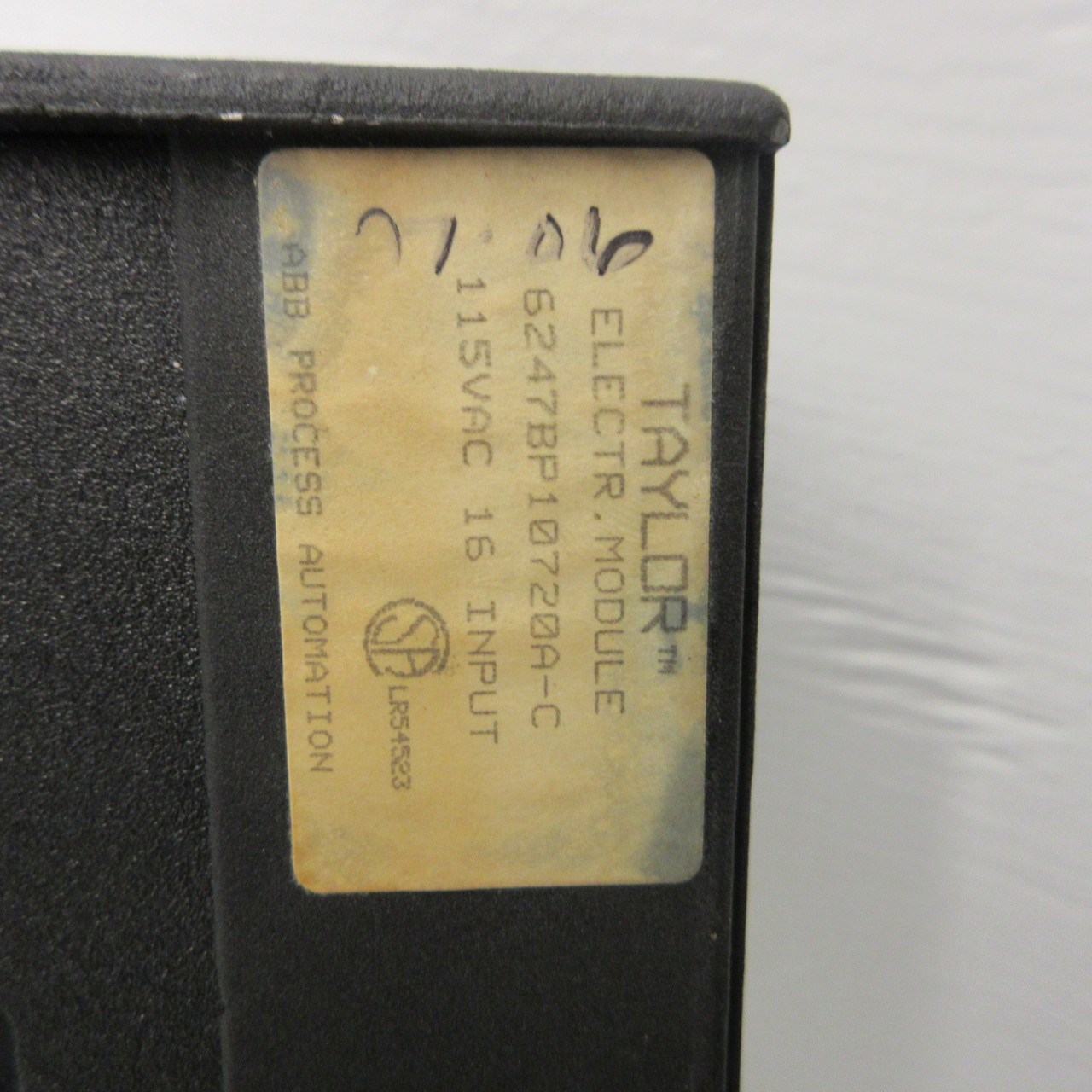 ABB 6247BP10720A-C Taylor MOD 300 Input Module 16 Input 115VAC w/ 6247BP10730A-A (AH1265-4)