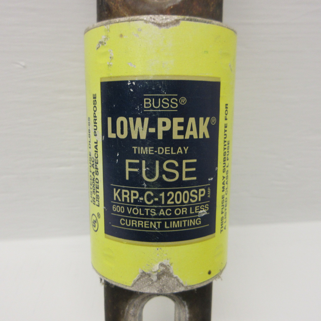 Bussmann KRP-C-1200SP Low Peak Time Delay Fuse 600VAC Current Limiting Class L (AH1266-3)