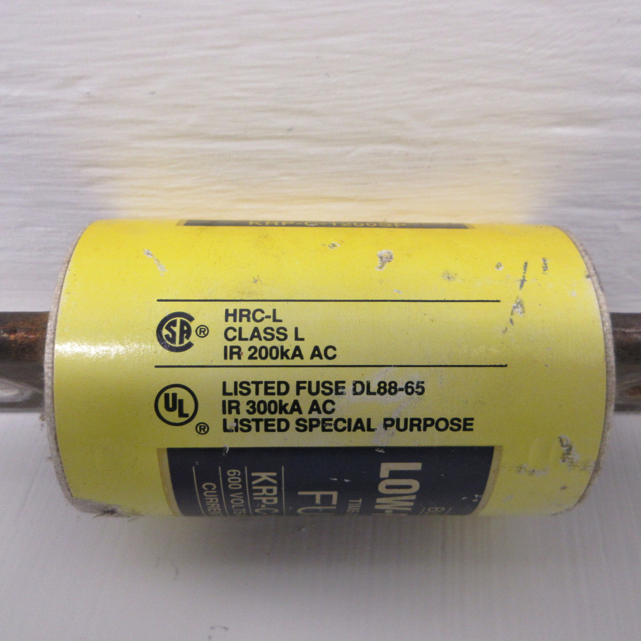 Bussmann KRP-C-1200SP Low Peak Time Delay Fuse 600VAC Current Limiting Class L (AH1266-3)