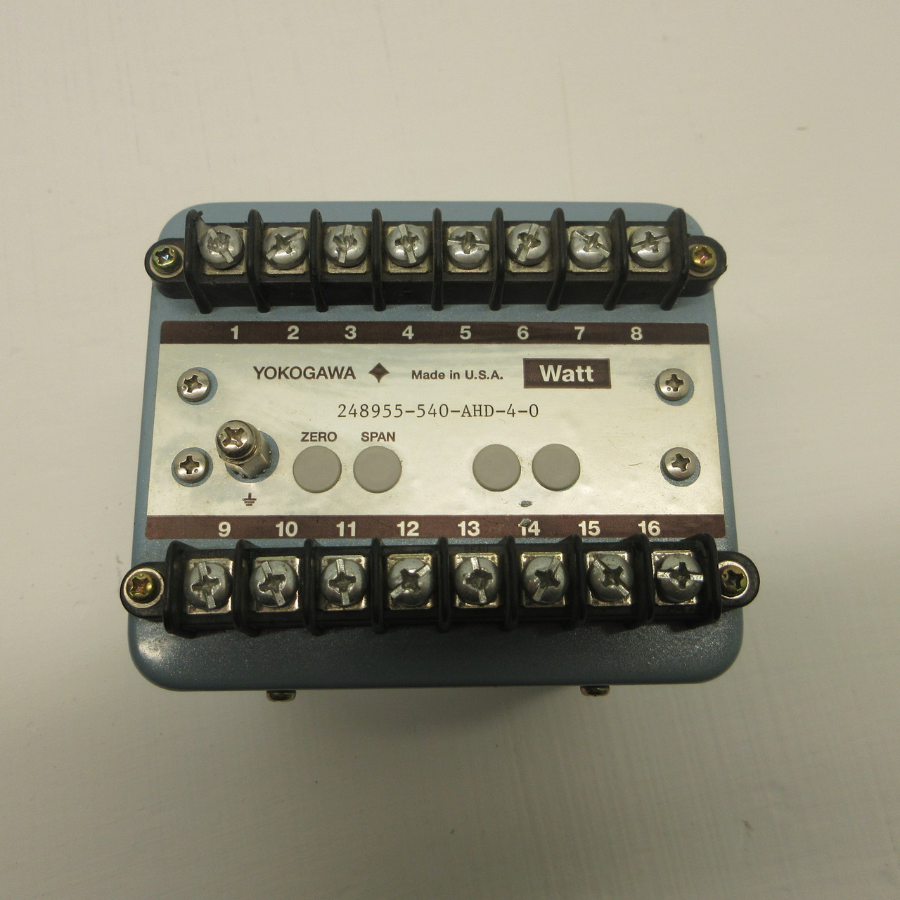 Yokogawa 248955-540-AHD-4-0 Juxta AC Power Series Watt Transducer 120VAC 1500W (AH1268-1)