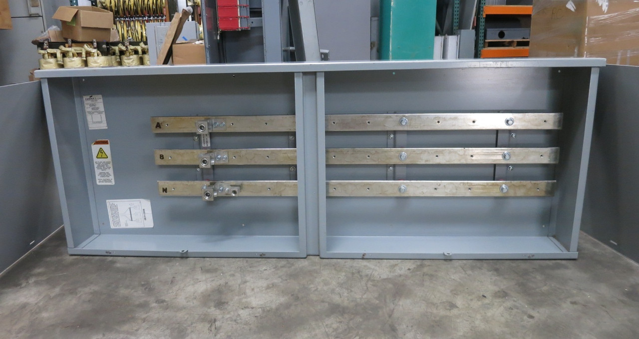 NEW Cooper B-Line R1060HC Termination Box 167T Bussed Gutter 400A 1PH 3W 3R (DW8226-1)