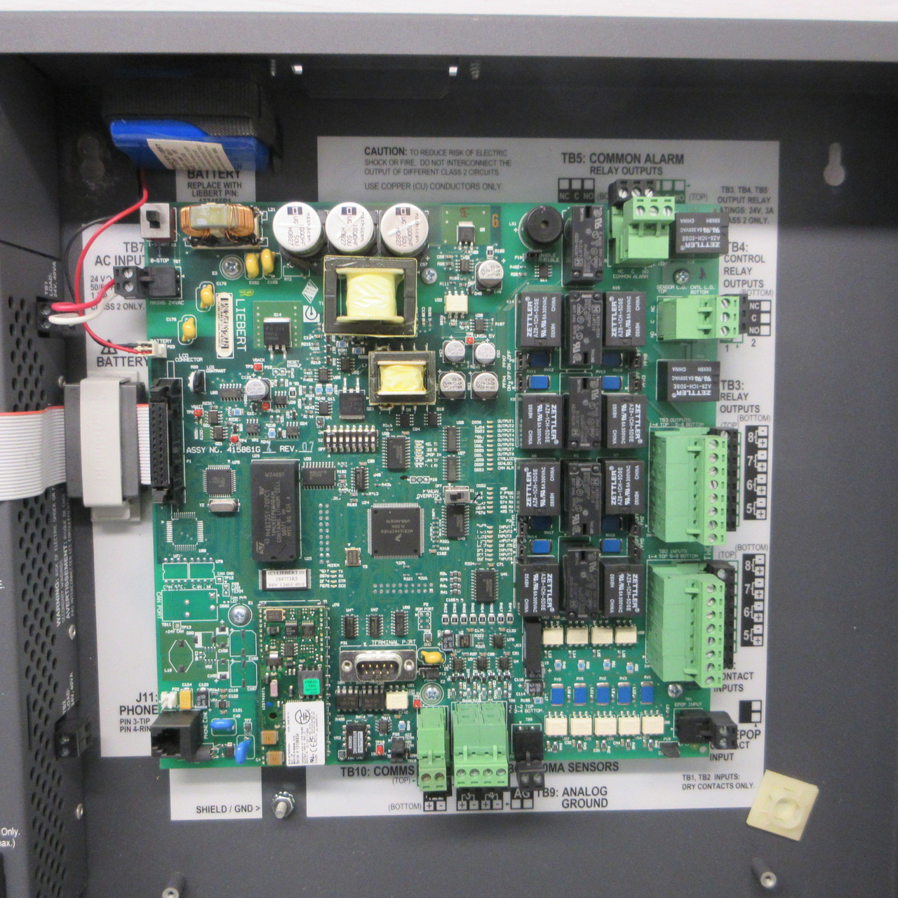 Liebert Emerson AC8L115 AC8 Controller 115V Type 1 Enclosure (Indoor Use) w/ Key (AH1273-1)