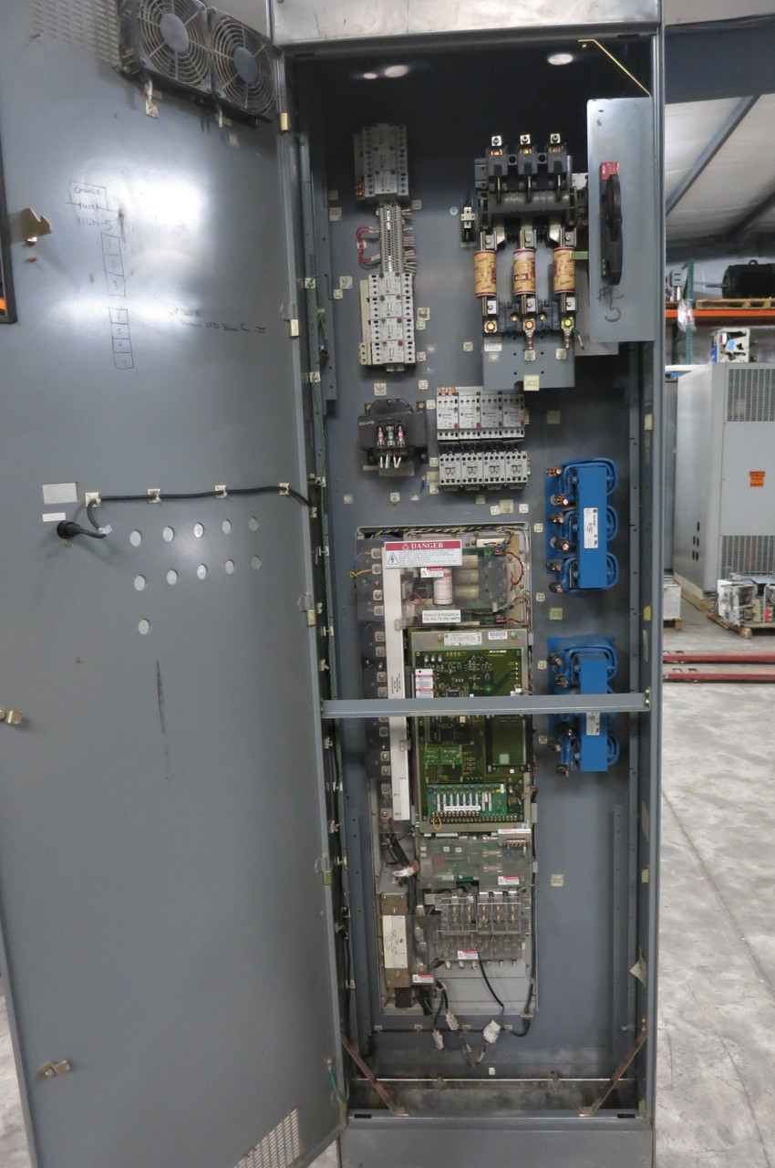 Allen Bradley 1336F-B075-AN-EN-L6 75 HP 480V 1336 Plus II AC VS Drive 200A Fused (DW8224-1)