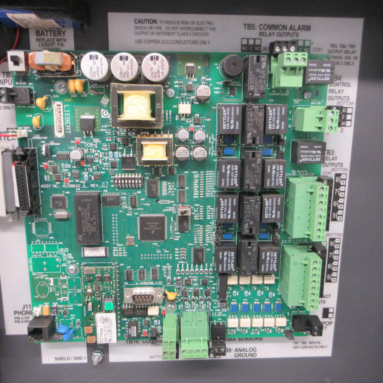 Liebert Emerson AC8L115 AC8 Controller 115V Type 1 Enclosure (Indoor ...