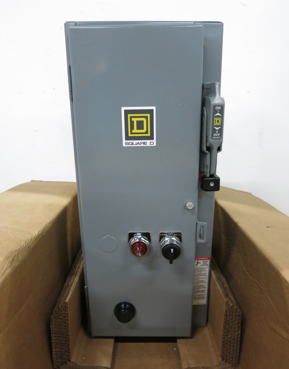 NEW Square D 30A Fusible Size 1 Starter Combo Box 8536SCO1S 30 Amp 240V 120V 1PH (DW8234-2)