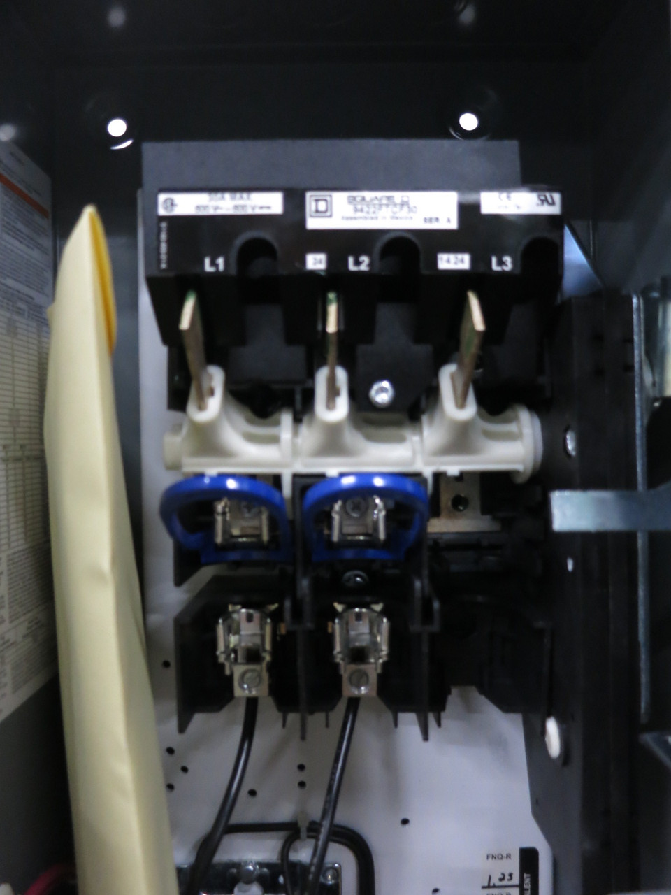 NEW Square D 30A Fusible Size 1 Starter Combo Box 8536SCO1S 30 Amp 240V 120V 1PH (DW8234-2)