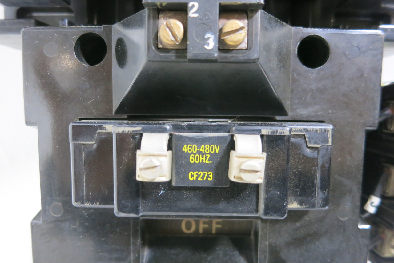 Allen Bradley 509-FOB Size 5 Motor Starter 460-480V Coil 200HP 270A 600V 509-F0B (BJ1104-1)